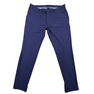 NWT Peter Millar blue golf performance pants, size 40/30